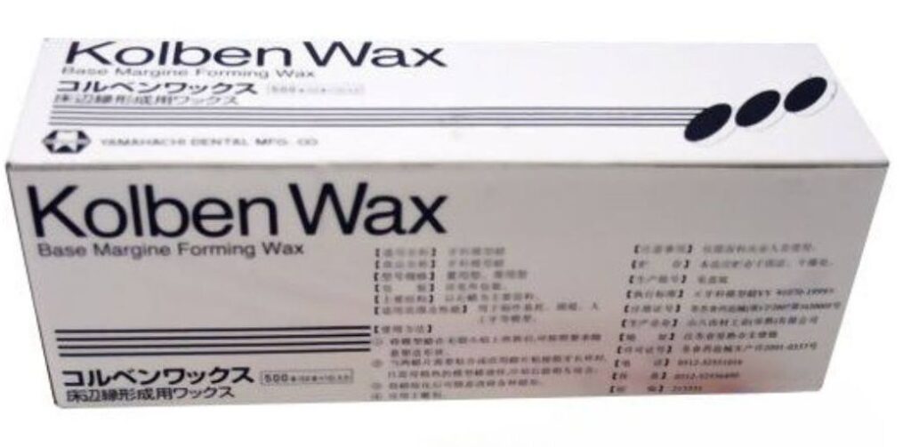 Воск для формирования краёв базиса Kolben Wax