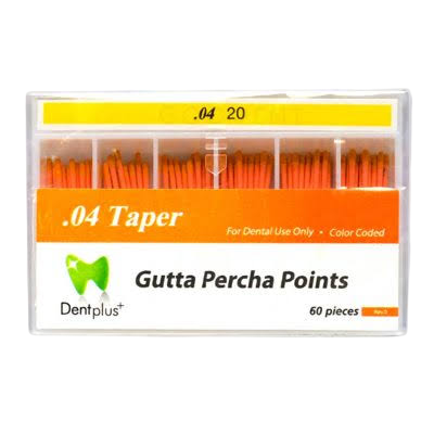 Гуттаперчевые штифты Dentplus 4%